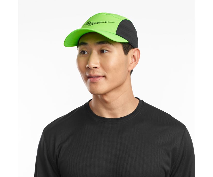 Women's Saucony Outpace Hats Green / Black | Singapore 362BEXC